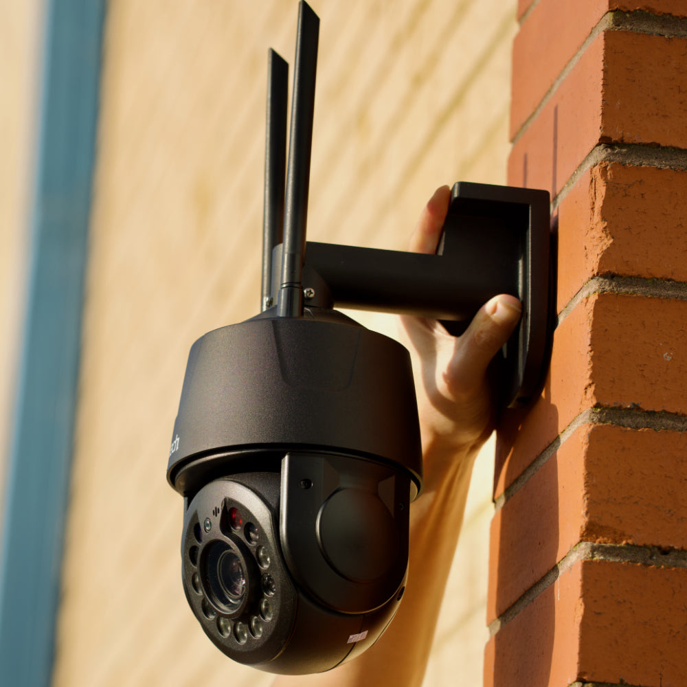 Zxtech 5MP/4K Wireless PTZ CCTV System - 2 x WiFi Security Camera 5X/10X/20X Auto Zoom Colour Night Vision Outdoor 2-Way-Audio 9CH Sony Starvis