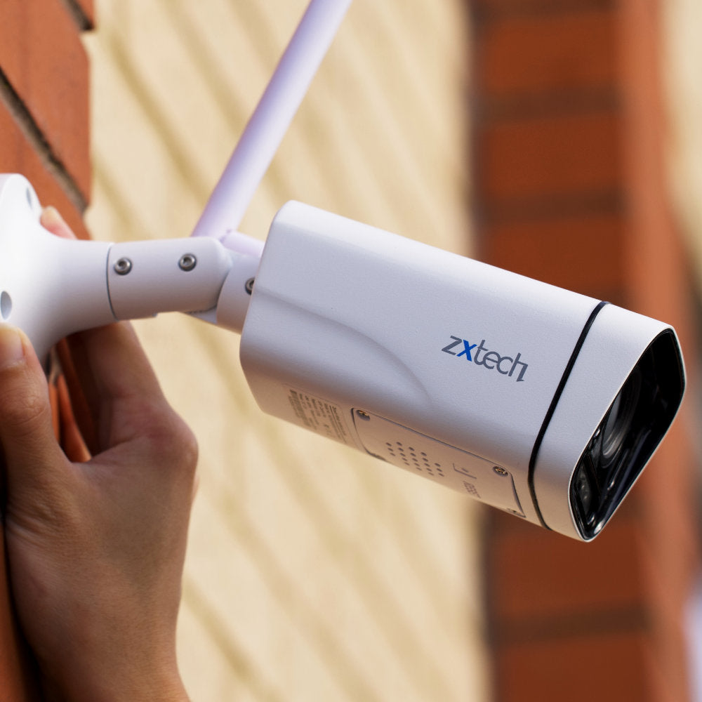 Zxtech 5MP Wireless CCTV System - 3x WiFi Security Cameras Outdoor 2-Way-Audio Night Vision 9CH Sony Starvis | WF3A9Y