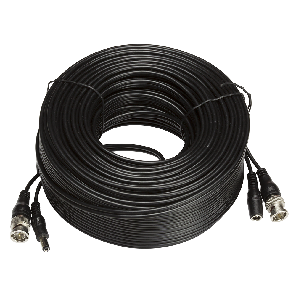 Zxtech 40M Black Pre-Made RG59 Siamese Cable | MK246NN
