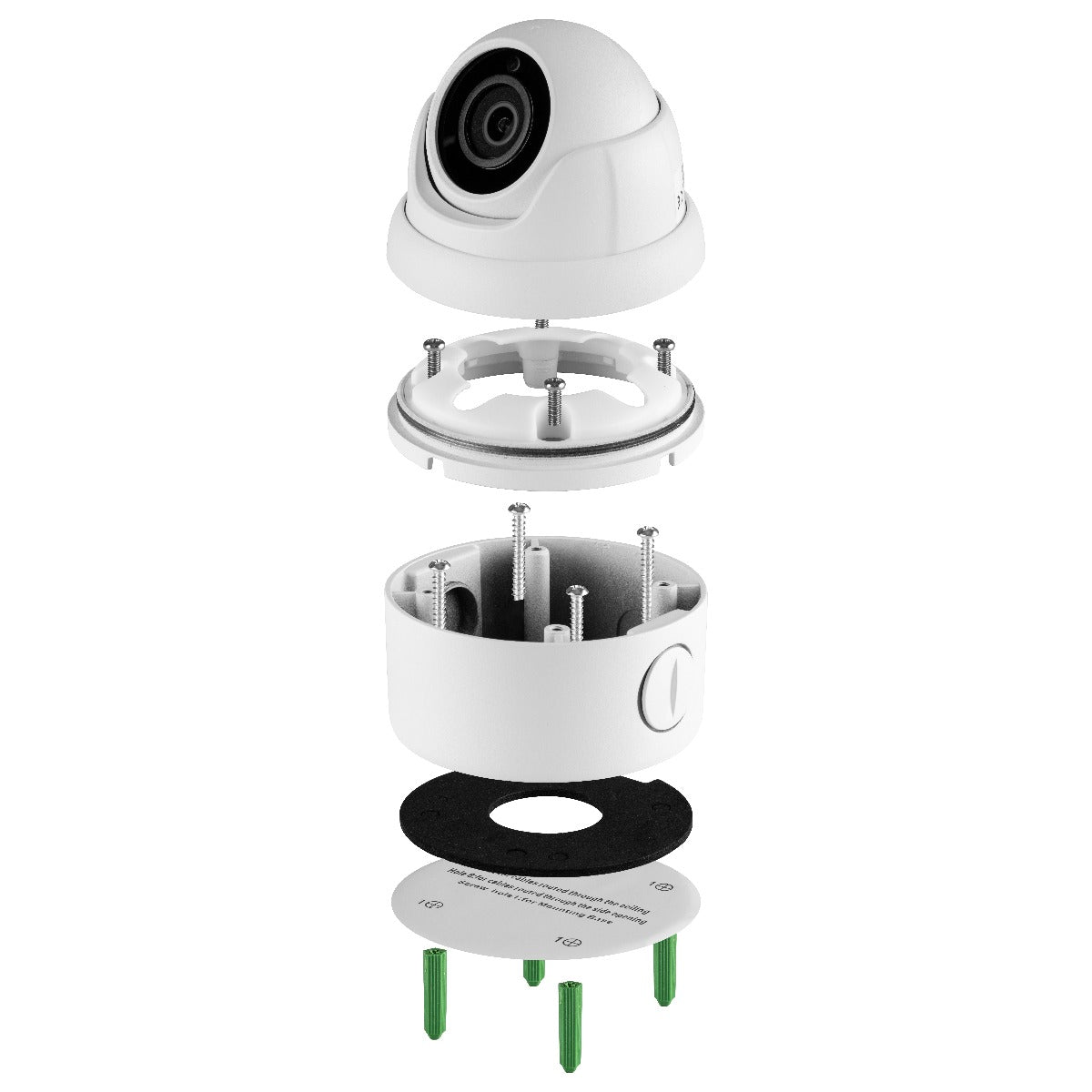 Zxtech Metal Circular CCTV Camera Bracket - Halo Camera
