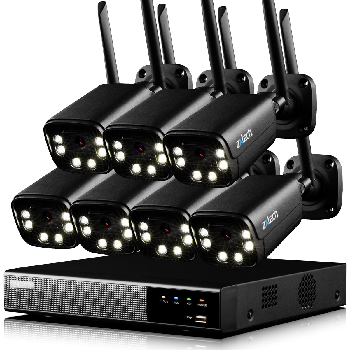 5MP/4K Home Wireless Camera System - 2 Way Audio Sony Starvis Outdoor ...