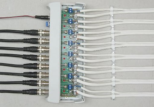 FUSED 12V DC POWER AND VIDEO DISTRIBUTOR