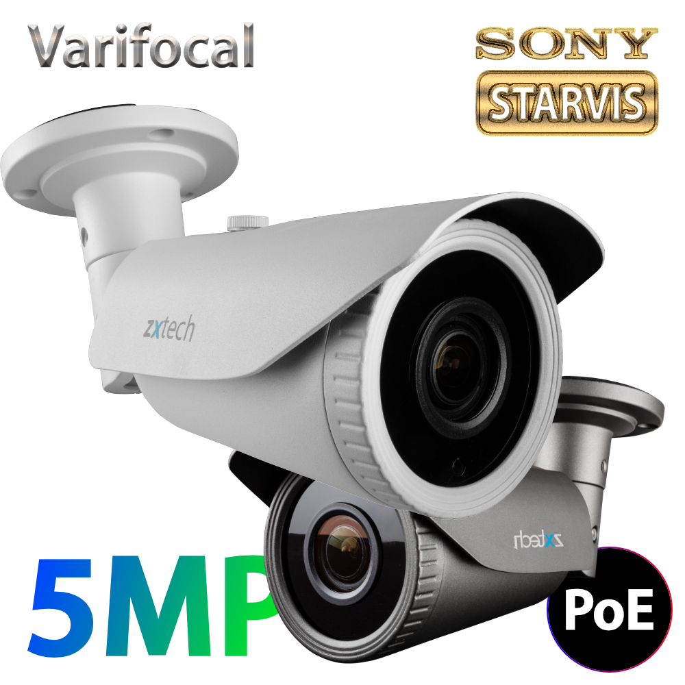 Zxtech Premio 5MP PoE IP CCTV Camera