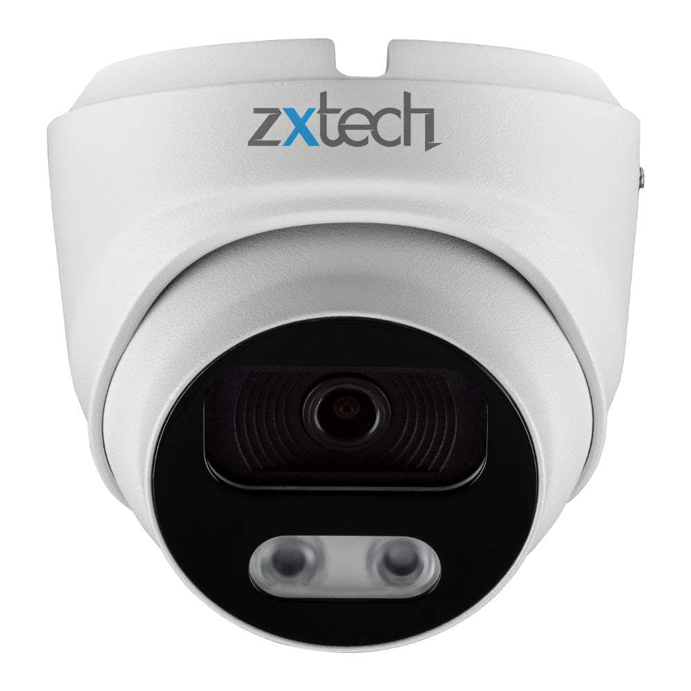 Zxtech 5MP Dome PoE IP CCTV AI Camera | Face Recognition Built-in Microphone