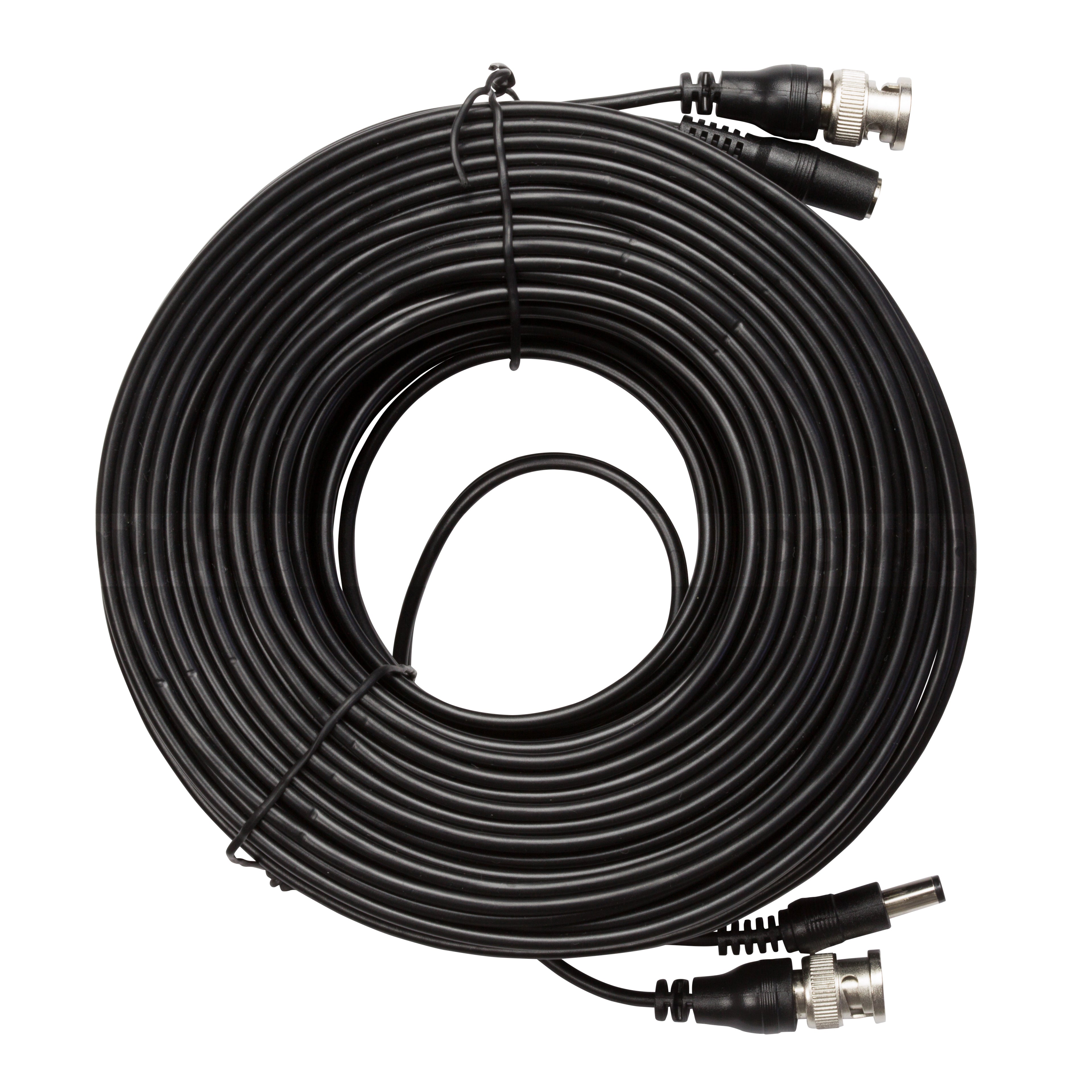 Zxtech 40M Black Pre-Made RG59 Siamese Cable
